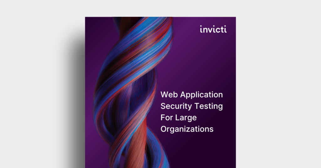 Invicti Enterprise Datasheet Thumbnail - Web Application Security Testing For Large Organizations