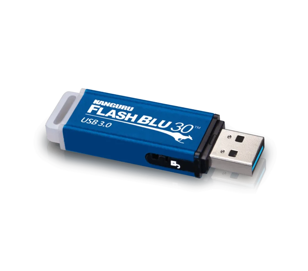 Kanguru_FlashBlu30_Write Protect Flash Drives_Bulwark Technologies